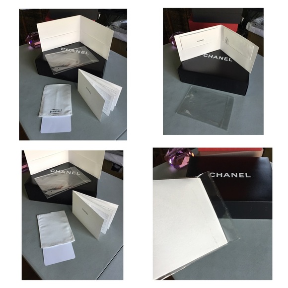 CHANEL EMPTY BOX FROM FLAP BAG NO BAG WITH BOOK MINI DUST BAG - Picture 8 of 14